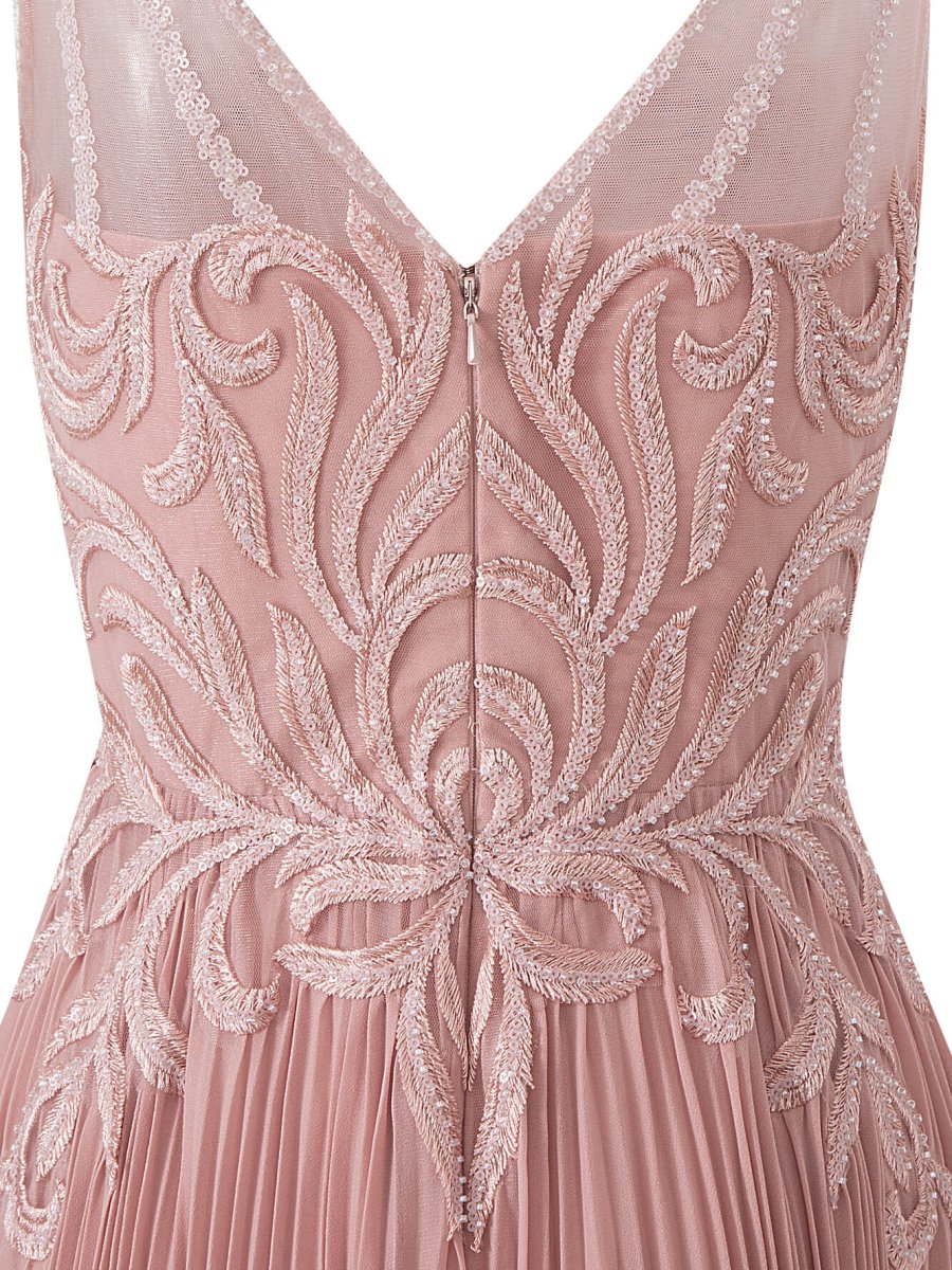 Abigail Dark Green | A-line V-neck Chiffon Prom Dress