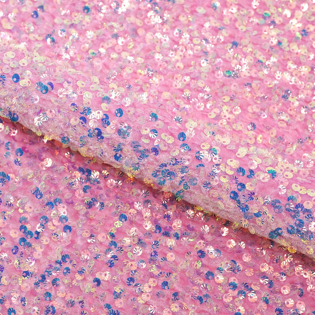 Sevoba Stretch Velvet Sequin Fabric By 1 Meter