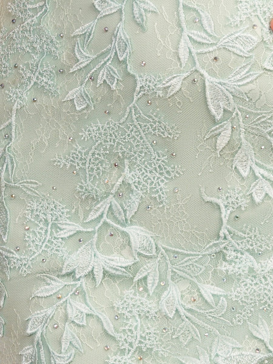 Sevoba|Sweetheart Green Lace Corset Tight Homecoming Dress