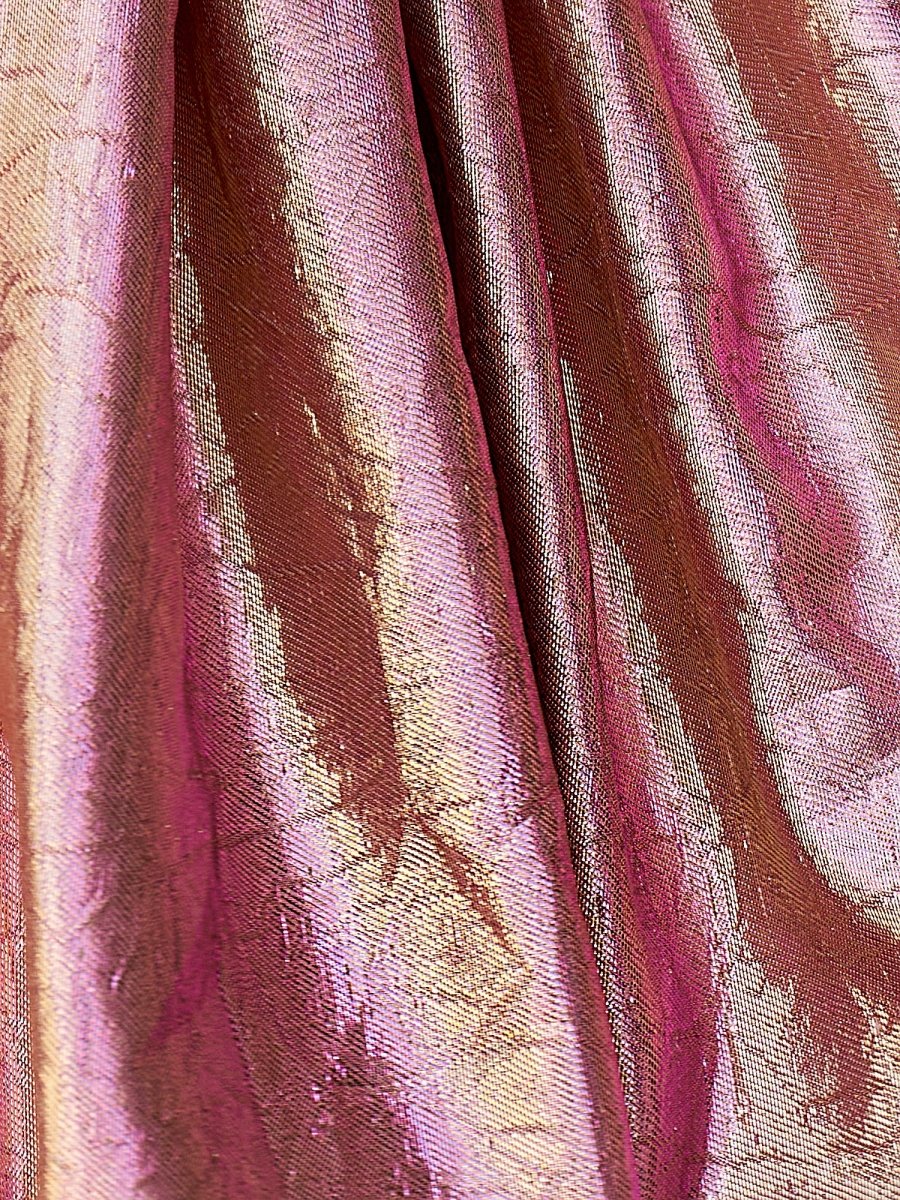 Sevoba|Pink - A Line Metallic Jacquard Scoop Neck Corset Short Homecoming Dresses