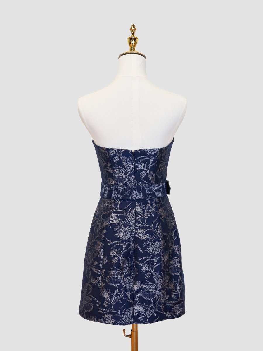 Sevoba|Sheath Strapless Short Homecoming Dress