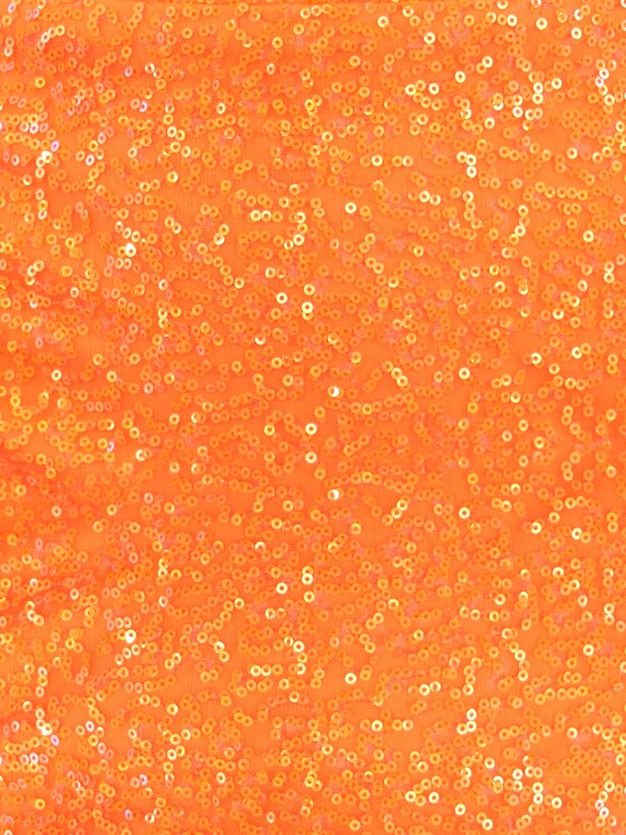 Sevoba|Bodycon Short Orange Scoop Neck Sequins Homecoming Dress