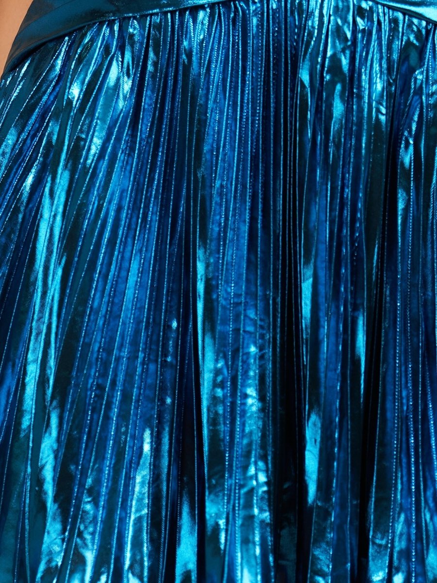 Sevoba|Peacock - A Line Sweetheart Cutout Metallic Short Homecoming Dresses