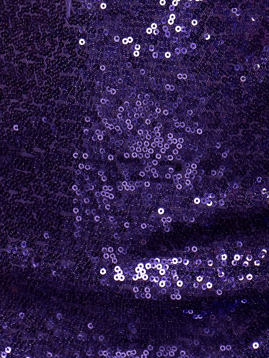 Sevoba|Two-Piece Feathered Bodice Purple Cocktail Dress