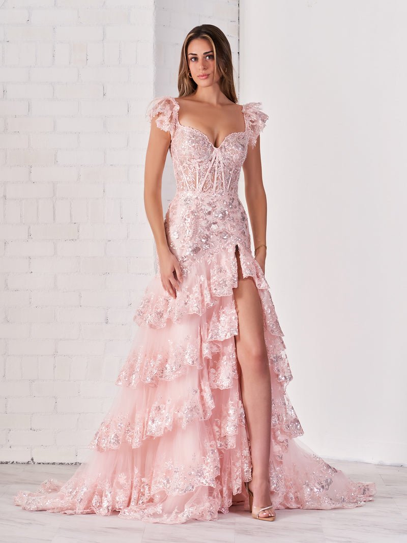 Sevoba|Sheath Off the Shoulder Long Prom Dress (Lace-up Back)