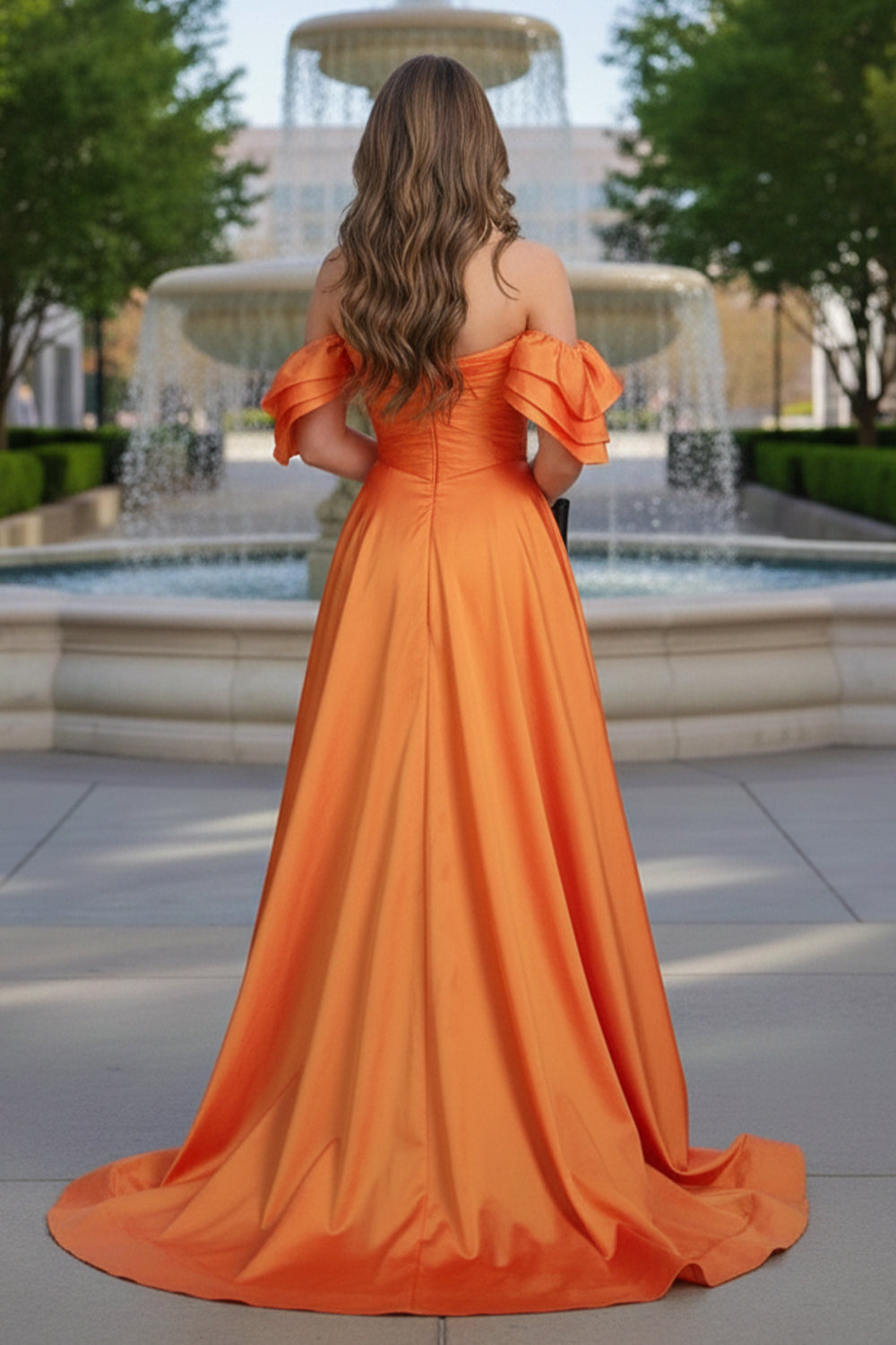 Sweetheart Pleated A-Line Prom Dress With Bow | Sevoba