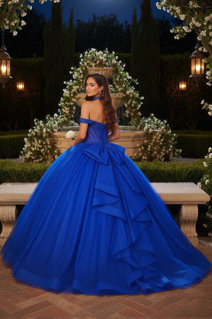 Charming Ball Gown Off-the-shoulder Quinceañera Dress With Lace | Sevoba
