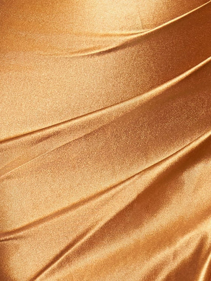 Sevoba|Mermaid Satin Long Prom Dress with Slit