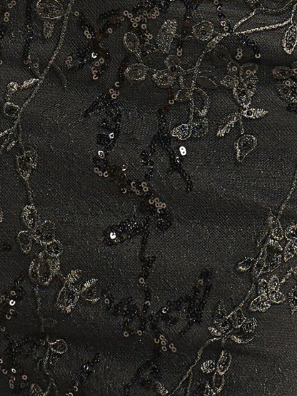 Terry | Black Sweetheart Lace Appliques Mermaid Long Prom Dresses