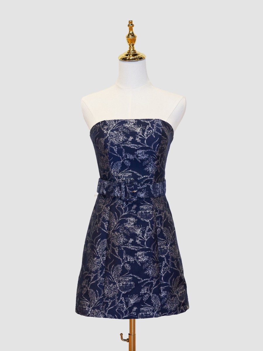 Sevoba|Sheath Strapless Short Homecoming Dress