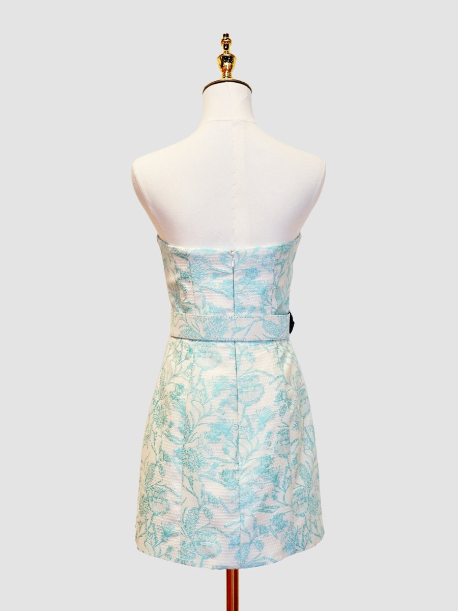 Sevoba|Sheath Strapless Short Homecoming Dress