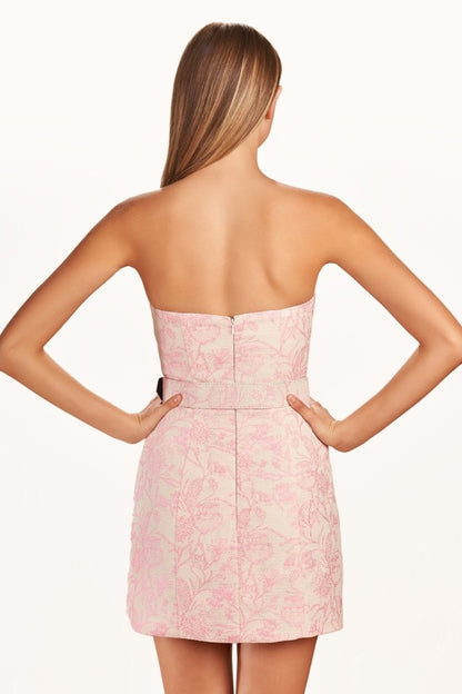 Sevoba|Sheath Strapless Short Homecoming Dress