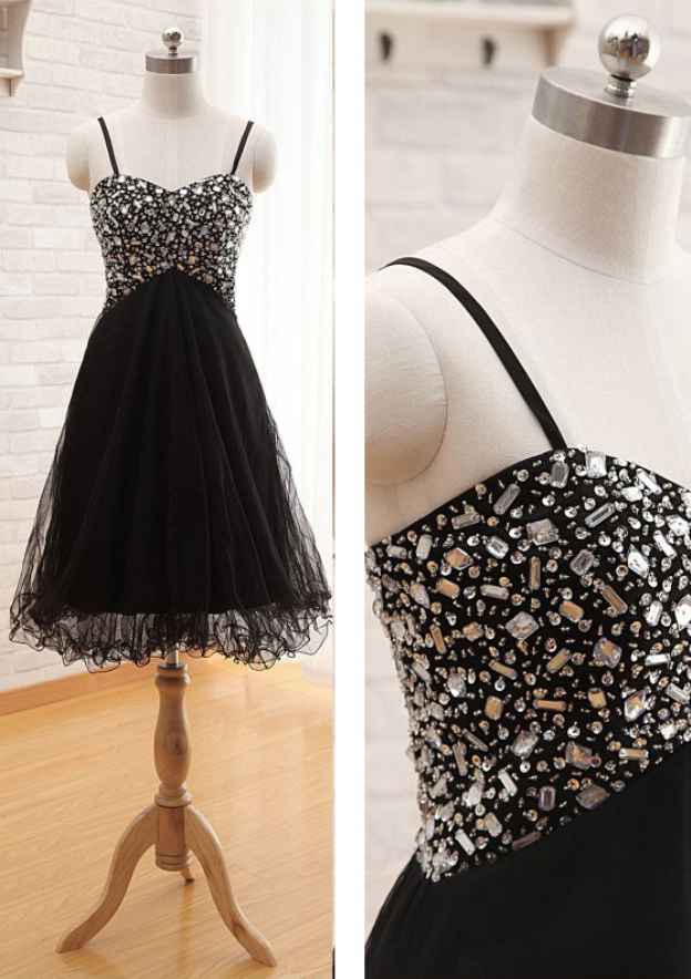 Elegant A-line Sweetheart Sleeveless Prom Dress with Beading Crystal