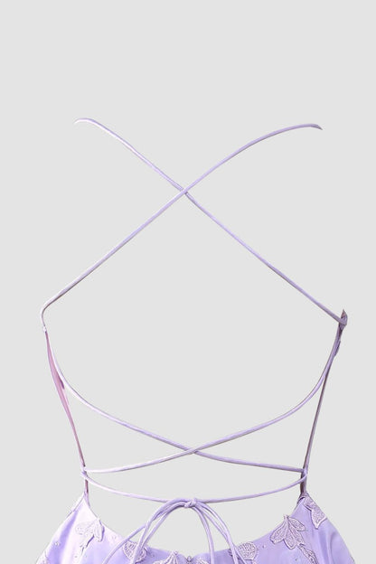 Gorgeous A Line Spaghetti Straps Royal Blue Corset Homecoming Dress with Appliques