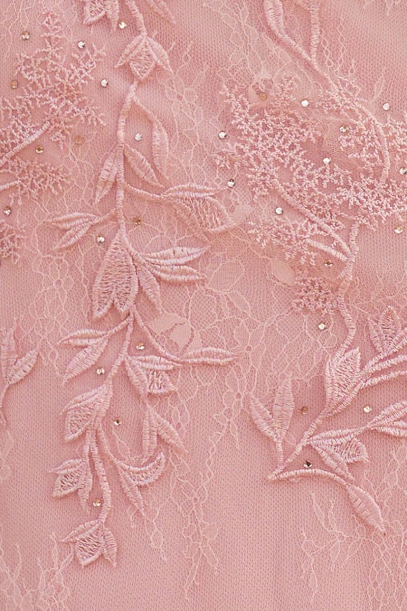 Sevoba | Mermaid Strapless Corset Lace Prom Dress with Slit