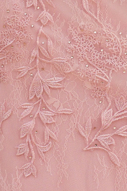 Sevoba | Mermaid Strapless Corset Lace Prom Dress with Slit