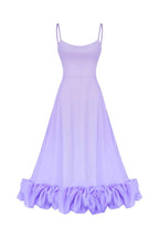 Percival | A Line Satin White Long Prom Dresses with Ruffles