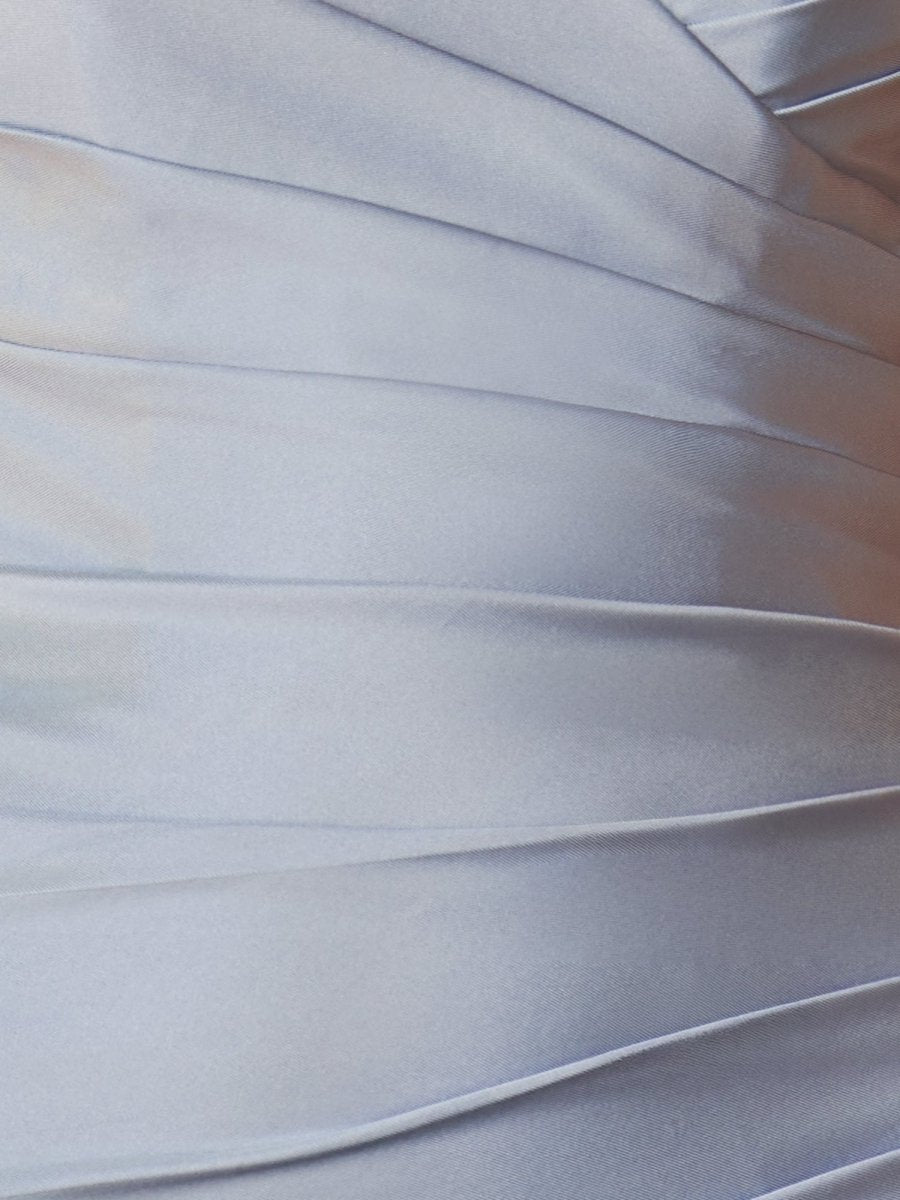 Sevoba|Dusty Blue - Bodycon Satin Off the Shoulder Homecoming Dresses with Beads
