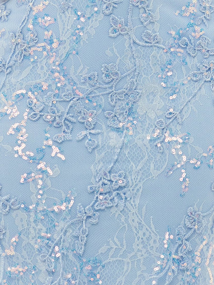 Sevoba|Black Sweetheart Lace Appliques Mermaid Long Prom Dresses