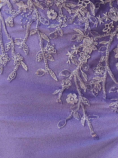 Sevoba|Charming Mermaid V Neck Sage Green Slit Prom Dresses with Appliques